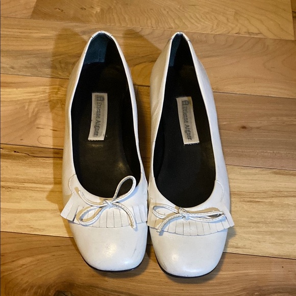 Etienne Aigner Cream Ballet Flats - Picture 2 of 14